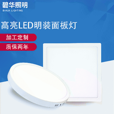 Bright LED surface mounted panel light