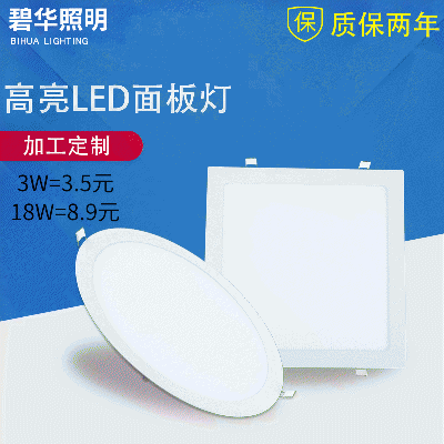 Bright LED panel light