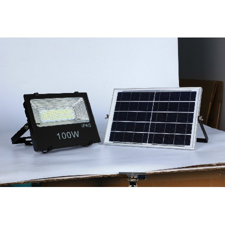 Solar charging flood light